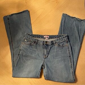 Dear AB Jeans Y2k mid-rise Flare Bootcut Light Wash Denim Pants Women's 10